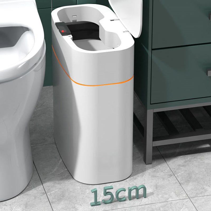 Smart Trash Can With Lid For Bathroom