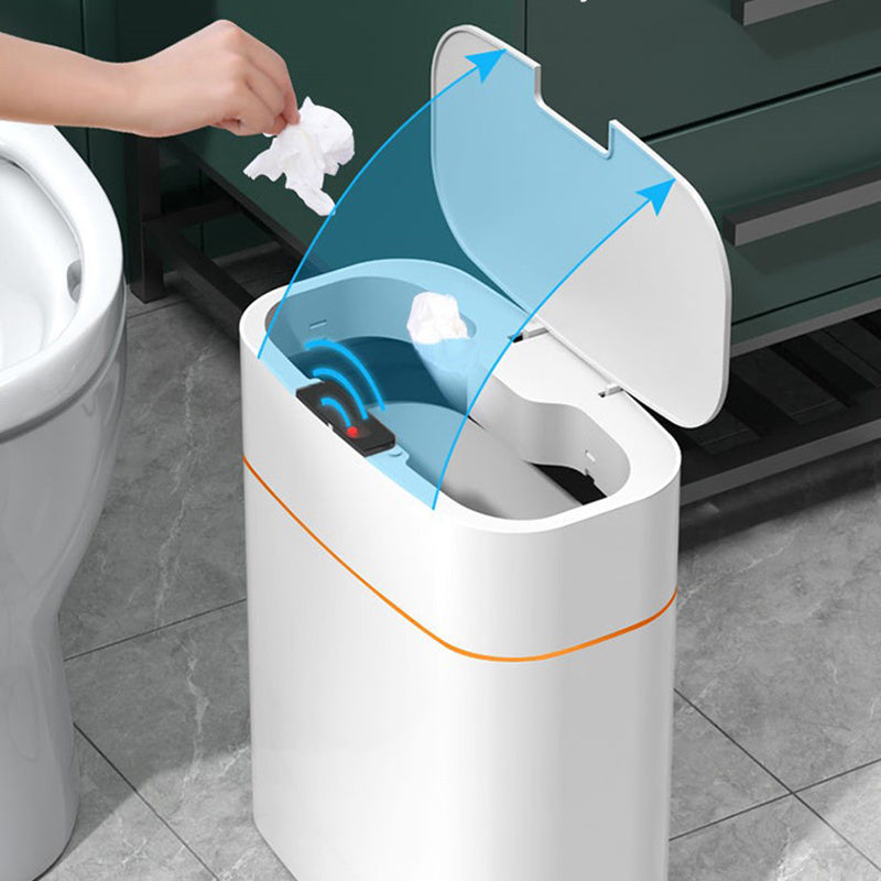 Smart Trash Can With Lid For Bathroom